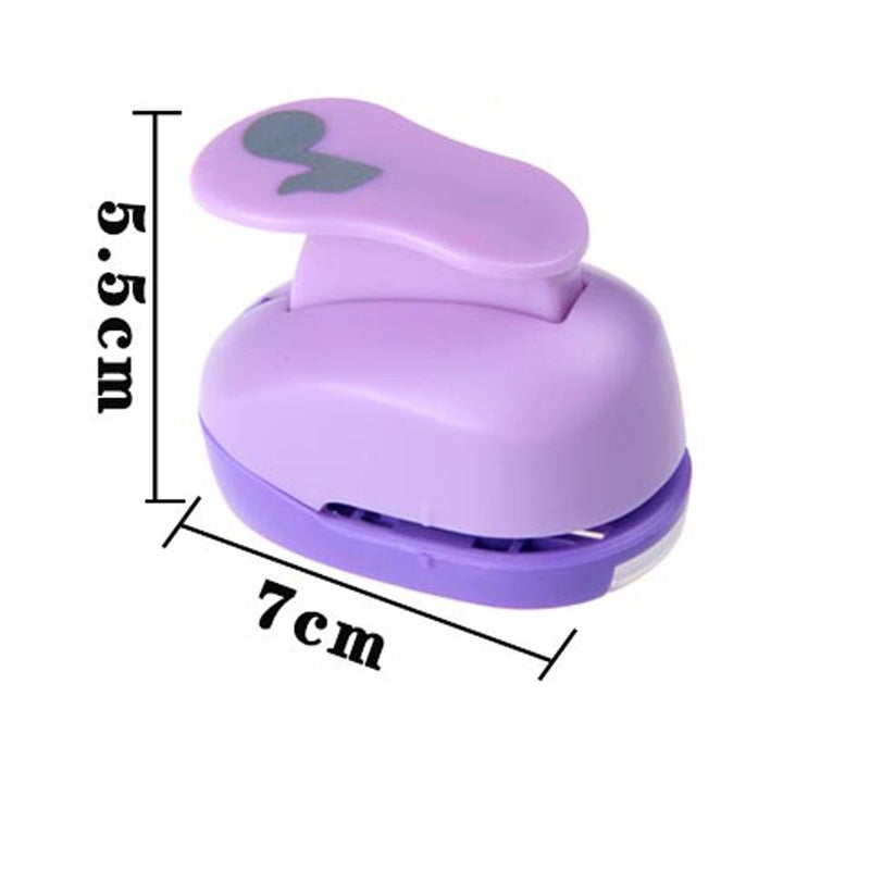 lasenersm 1 Inch Paper Punch Hole Puncher Crafts Punch for Making DIY Crafts Greeting Card (Circle) - Image 3